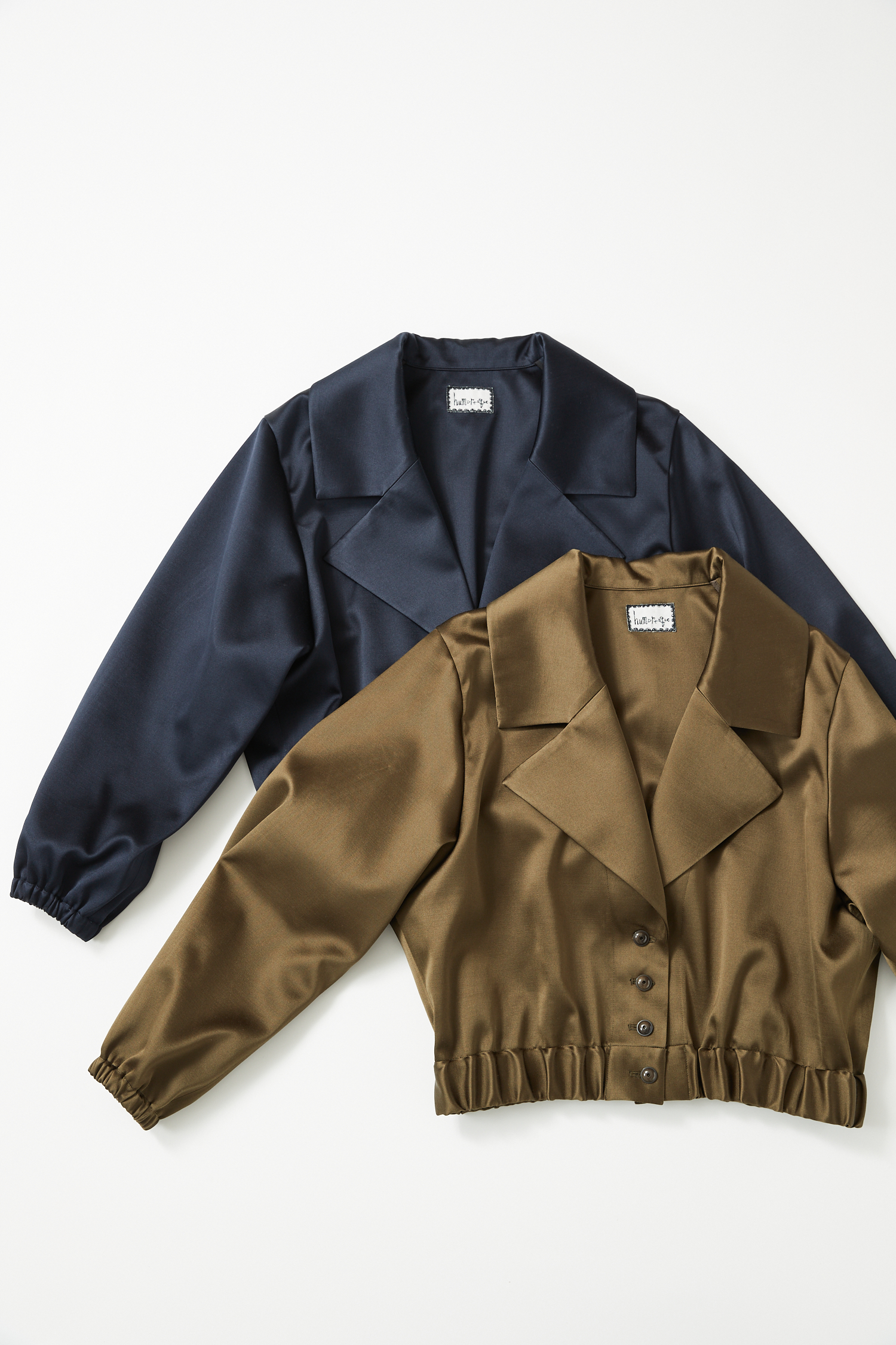 String Peaked Lapel Short Jacket セットアップ amnayahotels.com