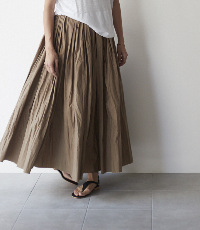 17,700円【美品】humoresque　random tuck skirts　サイズS